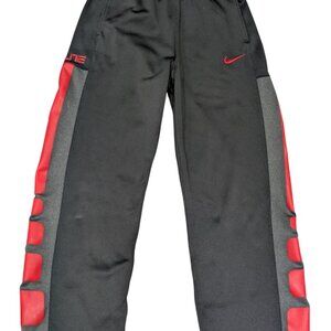 Nike Therma-Fit Elite Youth Track Pants XL Black & Red Elastic Waist